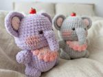 Mini Elephant Crochet Pattern PDF – Amigurumi Safari Nursery Toy Tutorial (PDF Download) - Image 8
