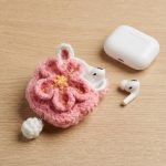 Crochet Airpods Pouch Pattern, Flower Headphone Case, English PDF