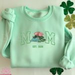 Custom PokaMom Embroidered Shirt, Persionalized Anime Characters Sweatshirt, Anime Mother's Day Gift, Birthday Gift For Mom, Pocket Beast - Image 3