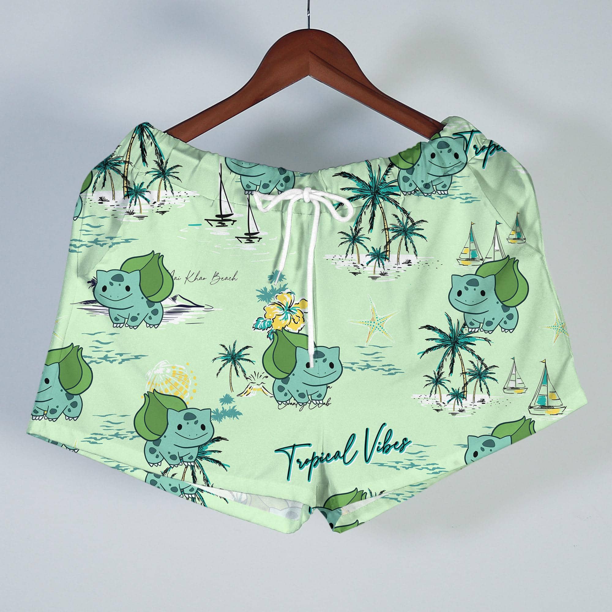 Bulbasaur Hawaiian Shirt Tropical Button Up Shirt Cute Summer Beach Short Matching Set Unisex Outfit Bulbasaur Shirt Gifts - Image 5