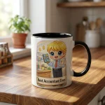 Funny Accountant Gift Mug Cute CPA Coffee Cup Office Work Ceramic Mug Gift For Coworker Boss Bookkeeper - Image 2