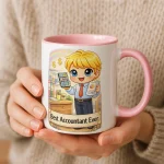 Funny Accountant Gift Mug Cute CPA Coffee Cup Office Work Ceramic Mug Gift For Coworker Boss Bookkeeper - Image 3