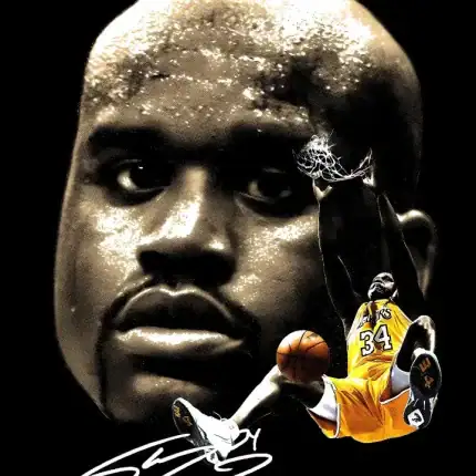 Shaquille O'Neal Basketball Player BigfaceDesign - Image 3