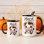 Funny Cow Coffee Mug Gift Cute Farm Animal Coffee Cup Kawaii Cow Mug Gift For Coffee Lovers Unique Dairy Lover Gift Idea - Image 5