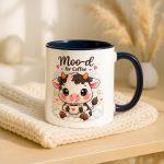 Funny Cow Coffee Mug Gift Cute Farm Animal Coffee Cup Kawaii Cow Mug Gift For Coffee Lovers Unique Dairy Lover Gift Idea