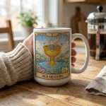 Mystic Tarot Ace Of Cups Mug Gift Spiritual Coffee Cup Tarot Card Ceramic Mug Witchy Gift Idea For Astrology Lovers - Image 2