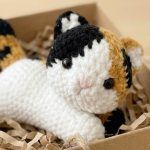Crochet Cat Keychain Pattern: Amigurumi Plush Beginner Variations (PDF Download)