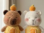 Cappybara Crochet Pattern + Clothes, Easy Amigurumi Plush Toy Animal (PDF Pattern English)