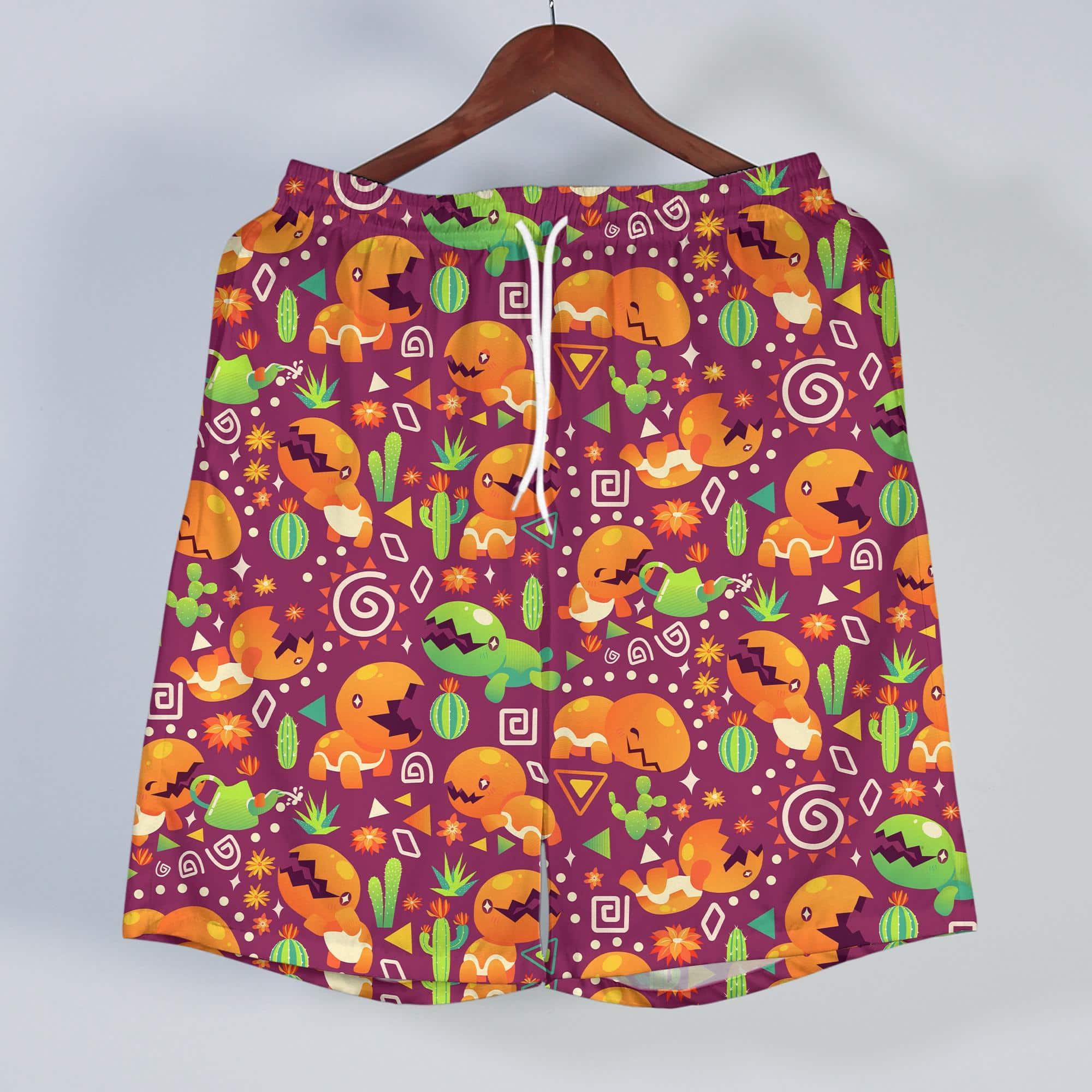 Trapinch Hawaiian Shirt Tropical Button Up Shirt Cute Summer Beach Shorts Desert Pattern Matching Set Unisex Outfit Trapinch Shirt Gifts - Image 4