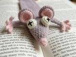 Crochet Mouse Bookmark - Handmade Teacher Gift, Stocking Stuffer - Image 5