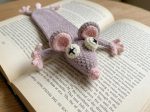 Crochet Mouse Bookmark - Handmade Teacher Gift, Stocking Stuffer - Image 4