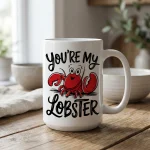 Funny Lobster Mug, Lobster Gift, Coastal Coffee Mug, Seafood Lover Gift, Cute Pun Mug, Ocean Lover Gift for Her - Image 2