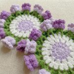 Purple bellflower-shaped coaster hook: DIY home decor made from flowers