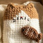 Crochet Cat Pouch Pattern | Coin Purse Frame Accessory (Digital Download)