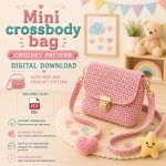 Mini Crossbody Bag Crochet Pattern PDF, Cute Crochet Purse Pattern, Beginner Friendly Mini Bag Tutorial, Amigurumi Bag Digital Download