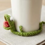 Crochet Animal Coaster Pattern, Funny Mug Rug, Desk Decor (PDF Pattern)