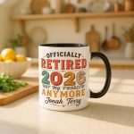 Retirement Gift Mug 2026, Funny Retired Mug, Personalized Retirement Gift Ideas, Officially Retired 2026 Gift, Retirement Gift for Men Woman