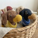 Dachshund Crochet Pattern – Amigurumi Sausage Dog PDF Tutorial