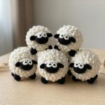 Lamb Amigurumi Crochet Pattern, Farm Animal Plush Tutorial (PDF Download)