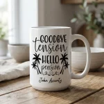 Personalized Retirement Gift, Retirement Coffee Mug,Retirement Gifts for Coworker, Retiree Coffee Mug, Funny Coworker Gifts, Coworker Gifts - Image 2
