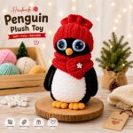 Penguin Crochet Pattern PDF, Penguin Amigurumi Pattern, Crochet Penguin Plush Toy, , Cute Winter Penguin Toy, DIY Baby Gift Digital Download - Image 4