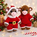Christmas Cow Crochet Pattern PDF | Amigurumi Cow Christmas Doll | Crochet Plush Toy Tutorial | Holiday Cow Pattern | Gift Digital Download - Image 4