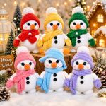 Snowman Crochet Pattern PDF, Snowman Amigurumi Pattern, Christmas Crochet Plush, Winter Crochet Toy, Cute Snowman Doll,  Digital Download - Image 4
