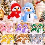 Snowman Crochet Pattern PDF, Snowman Amigurumi Pattern, Christmas Crochet Plush, Winter Crochet Toy, Cute Snowman Doll,  Digital Download - Image 5