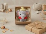 Mini Elephant Crochet Pattern PDF – Amigurumi Safari Nursery Toy Tutorial (PDF Download) - Image 8