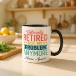 Personalized Retirement Mug, Coworker Retirement Mug, Funny Retirement Gift for Retiree, Custom Retired Coffee Cup