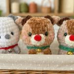 Christmas Reindeer Crochet Pattern, Amigurumi Deer Toy (Downloadable Pattern)