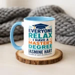 Masters Degree Graduation Mug, College Graduation Mug Class of 2026 Gift, Graduation Gift for Her, Graduation Presents Keepsake Gift - Image 3