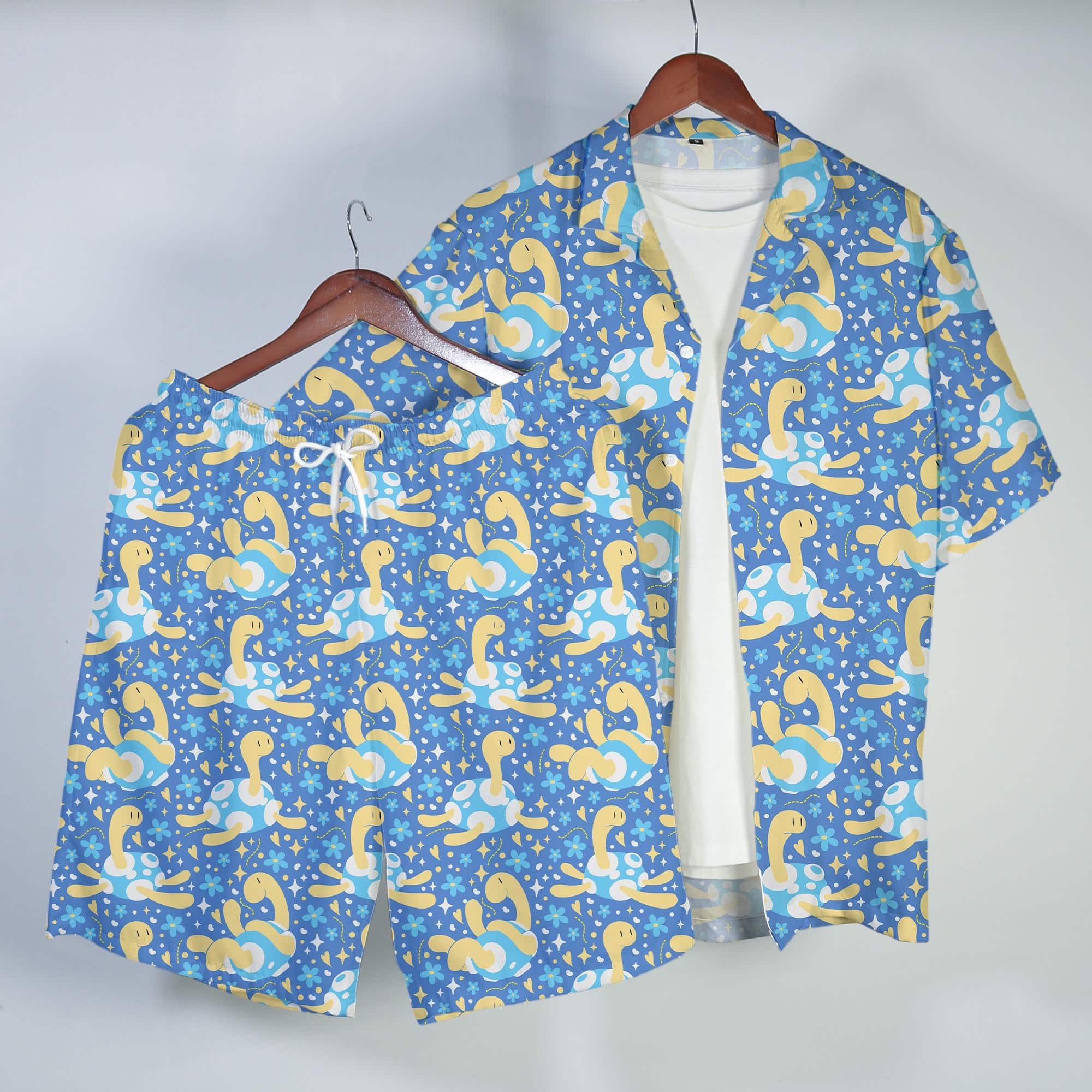 Shuckle Hawaiian Shirt Tropical Button Up Shirt Funny Summer Beach Shorts Matching Set Unisex Outfit Shuckle Shirt Gifts