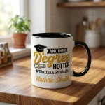Masters Degree Graduation Mug, College Graduation Mug Class of 2026 Gift, Graduation Gift for Her, Graduation Presents Keepsake Gift