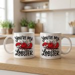 Funny Lobster Mug, Lobster Gift, Coastal Coffee Mug, Seafood Lover Gift, Cute Pun Mug, Ocean Lover Gift for Her - Image 3
