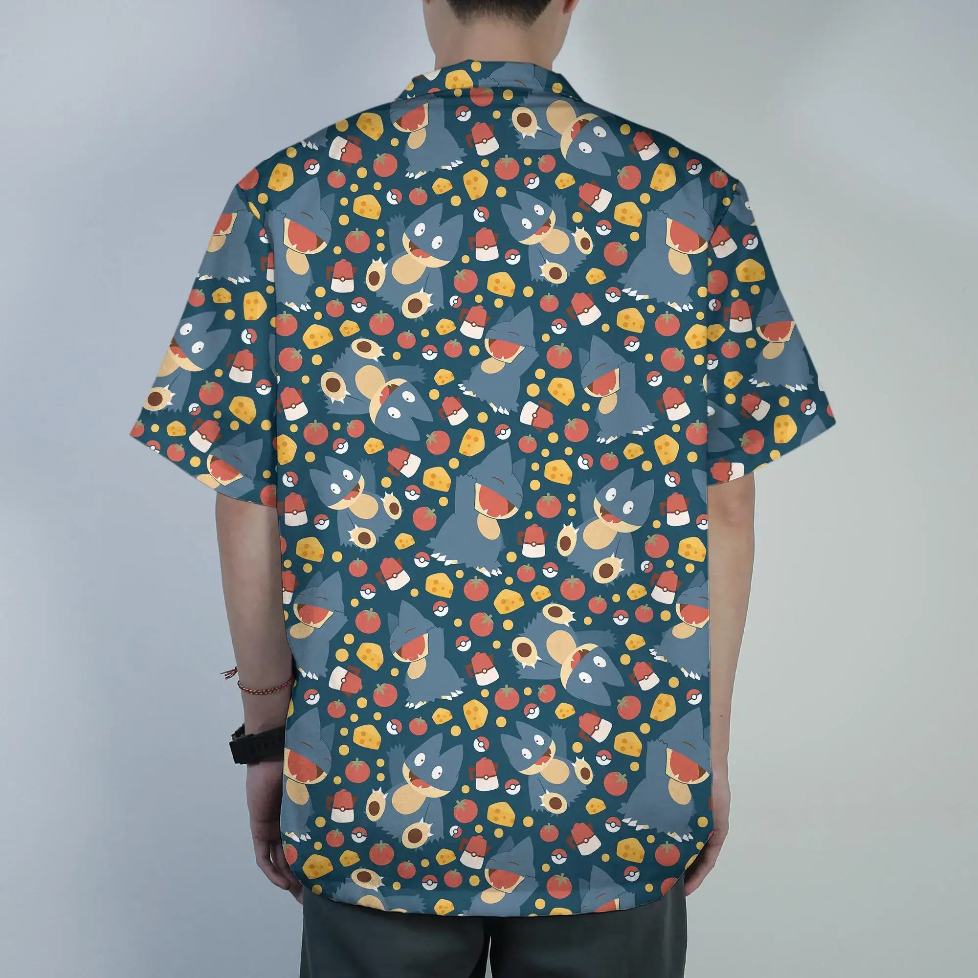 Munchlax Hawaiian Shirt Tropical Button Up Shirt Summer Beach Vacation Outfit Matching Set Unisex Munchlax Shirt Gifts - Image 3