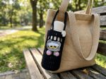 Crochet Cat Water Bottle Holder with Strap, Kawaii Pouch Accessory (Pattern) - Image 5