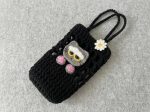 Crochet Cat Water Bottle Holder with Strap, Kawaii Pouch Accessory (Pattern) - Image 6