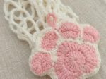 Flower-shaped crochet water bottle holder, cat paw print water bottle holder, mesh bag, easy to make for beginners, download now. - Image 4
