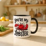 Funny Lobster Mug, Lobster Gift, Coastal Coffee Mug, Seafood Lover Gift, Cute Pun Mug, Ocean Lover Gift for Her