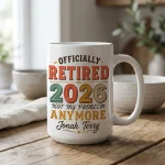 Retirement Gift Mug 2026, Funny Retired Mug, Personalized Retirement Gift Ideas, Officially Retired 2026 Gift, Retirement Gift for Men Woman - Image 3