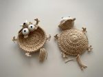 Crochet Animal Coaster Pattern, Funny Mug Rug, Desk Decor (PDF Pattern) - Image 4