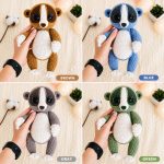 Slow Loris Crochet Pattern PDF, Cute Amigurumi Animal Pattern, Crochet Plush Toy Tutorial, Kawaii Stuffed Animal, Instant Download Digital Download - Image 2