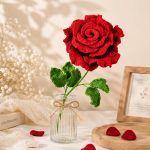 Giant Rose Crochet Pattern PDF, Large Crochet Flower Pattern, , Romantic Floral Decor DIY Gift for Her Digital Download - Image 2