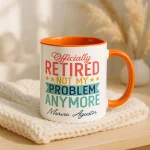 Personalized Retirement Mug, Coworker Retirement Mug, Funny Retirement Gift for Retiree, Custom Retired Coffee Cup - Image 5