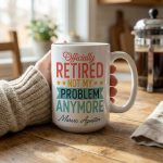 Personalized Retirement Mug, Coworker Retirement Mug, Funny Retirement Gift for Retiree, Custom Retired Coffee Cup - Image 2