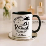 Personalized Retirement Mug, Retirement Gifts for Men, Happy Retirement Gift, Custom Retiree Coffee Mug, Retiring Funny Mug - Image 4