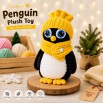 Penguin Crochet Pattern PDF, Penguin Amigurumi Pattern, Crochet Penguin Plush Toy, , Cute Winter Penguin Toy, DIY Baby Gift Digital Download - Image 2