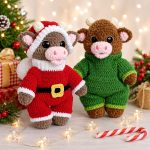 Christmas Cow Crochet Pattern PDF | Amigurumi Cow Christmas Doll | Crochet Plush Toy Tutorial | Holiday Cow Pattern | Gift Digital Download - Image 5
