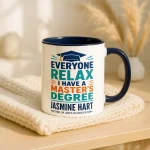 Masters Degree Graduation Mug, College Graduation Mug Class of 2026 Gift, Graduation Gift for Her, Graduation Presents Keepsake Gift - Image 2